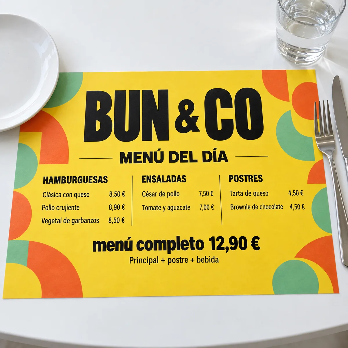 Presentación de Manteles individuales